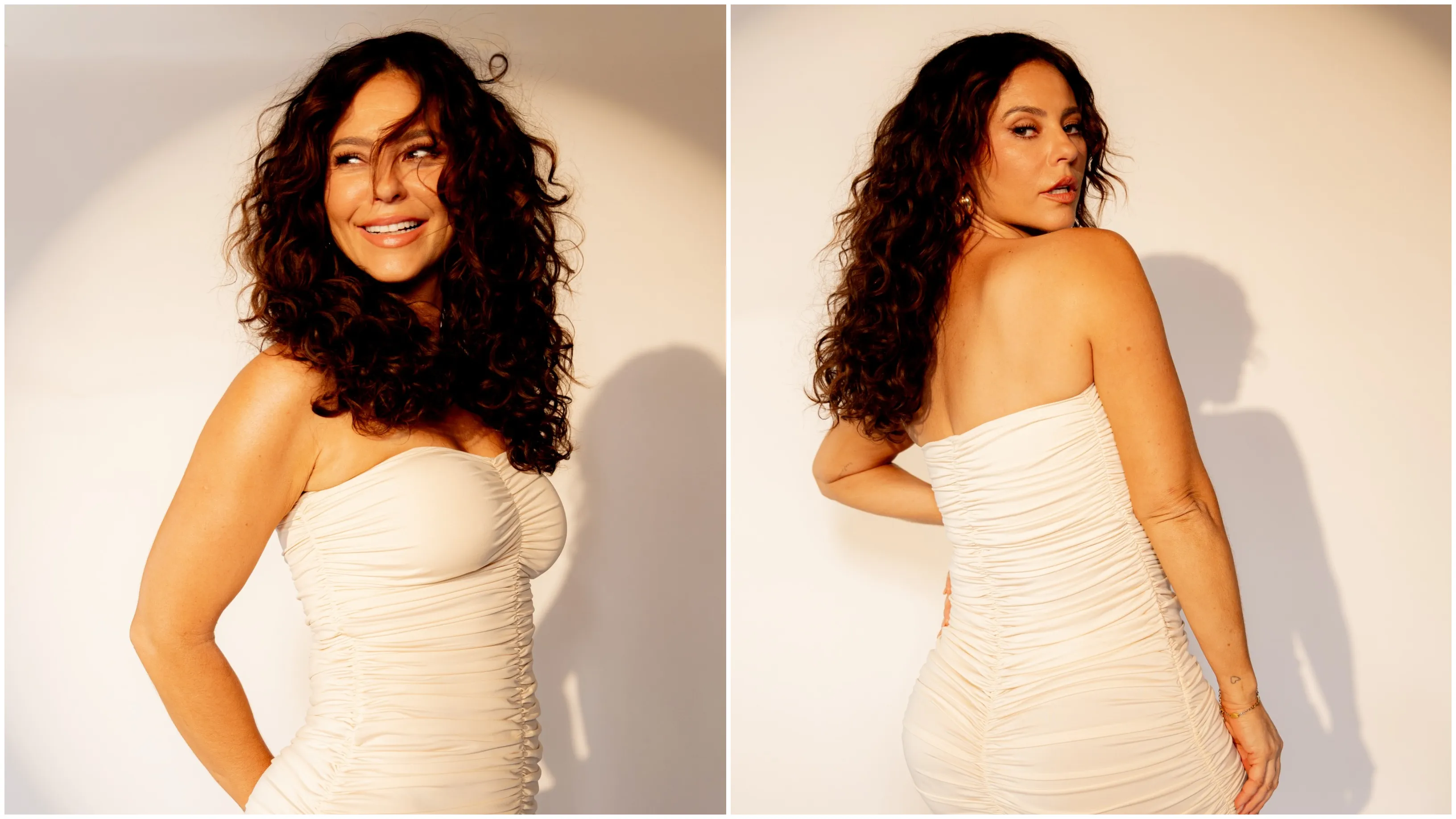 Paolla Oliveira surge de branco após término com Diogo - Imagem do artigo