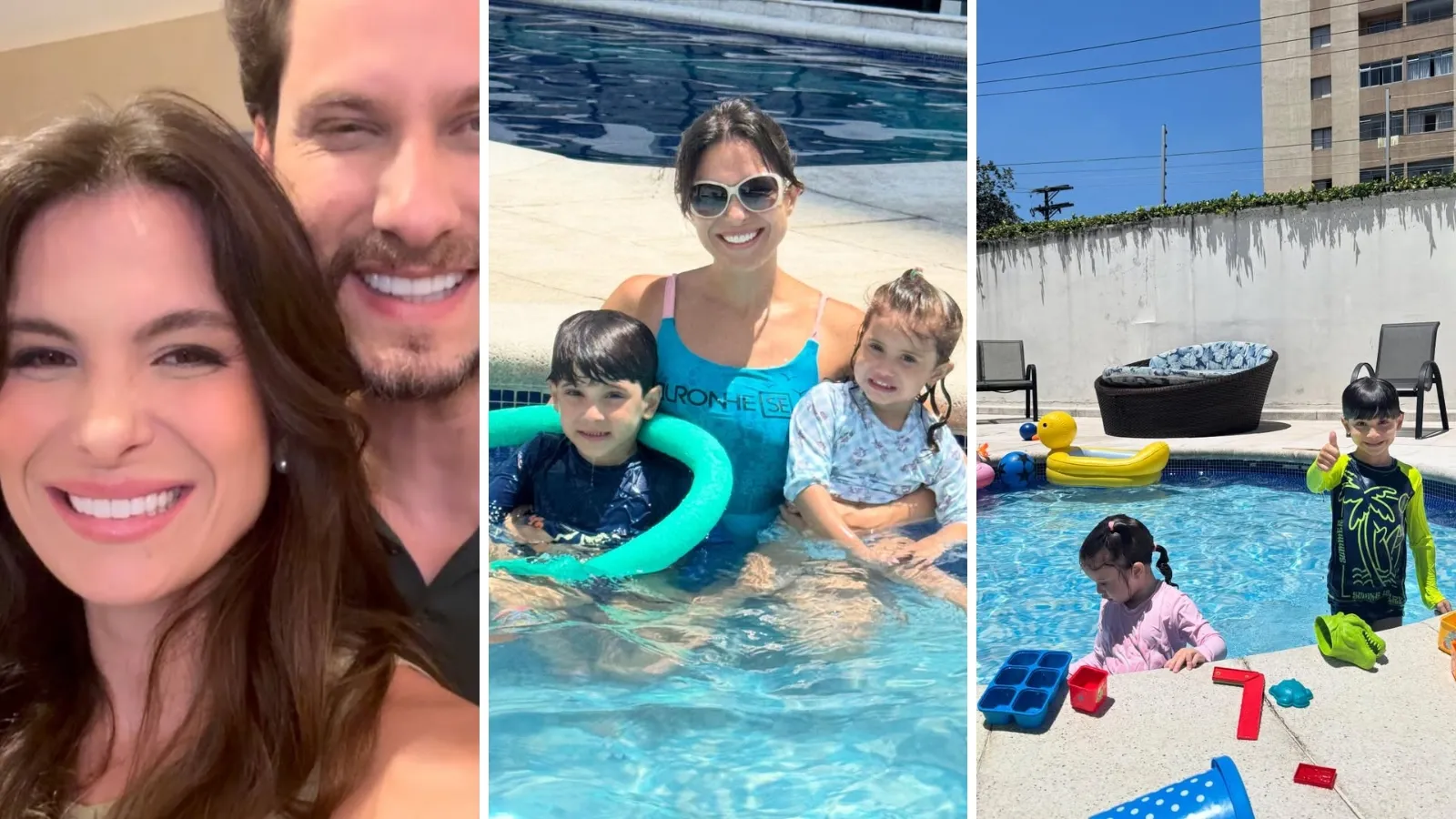Kamilla Salgado exibe momentos em família na piscina - Imagem do artigo