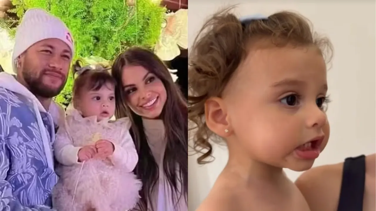 Filha de Neymar chama jogador de papai em vídeo fofo - Imagem do artigo