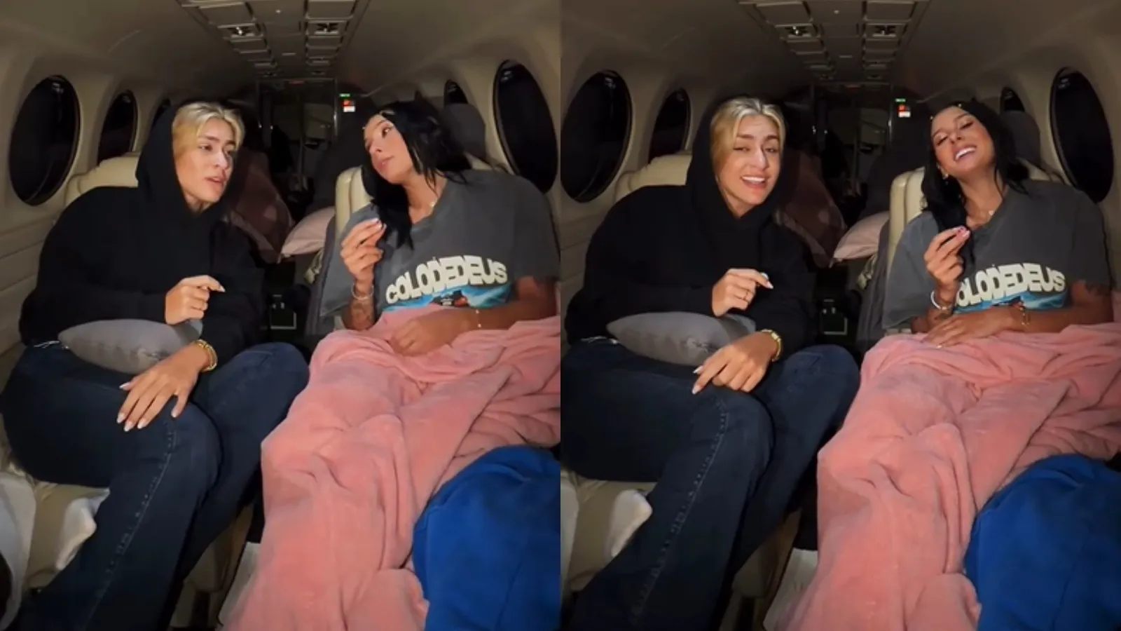 Ana Castela canta possível indireta para Zé Felipe em avião - Imagem do artigo