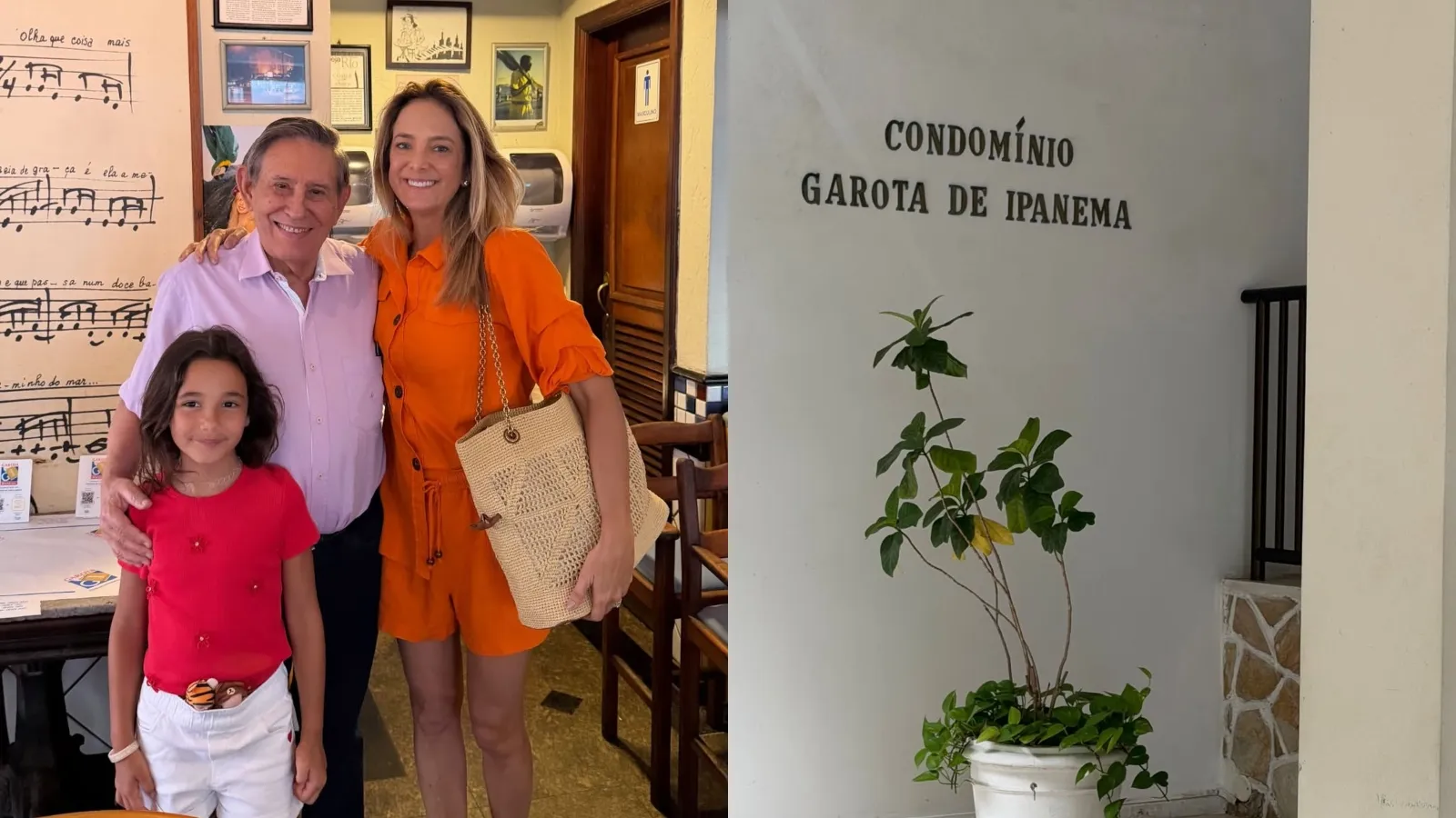 Ticiane Pinheiro visita prédio Garota de Ipanema - Imagem do artigo