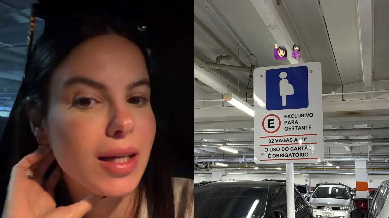 Sthefany Brito grávida defende vaga exclusiva para gestantes - Imagem do artigo