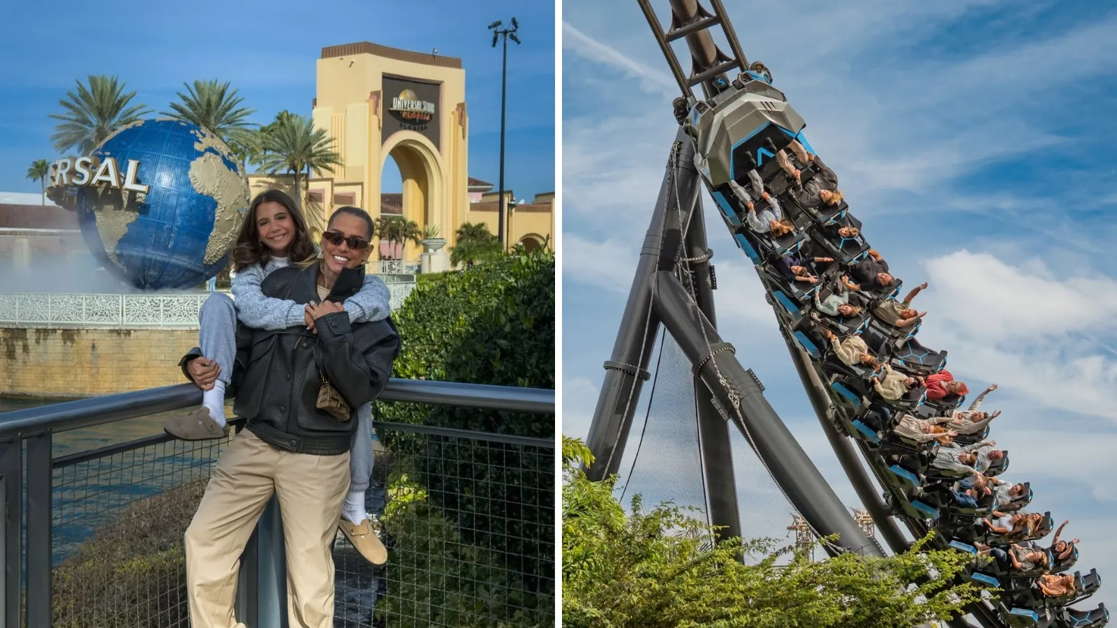 Deborah Secco encara montanha-russa radical com a filha - Imagem do artigo