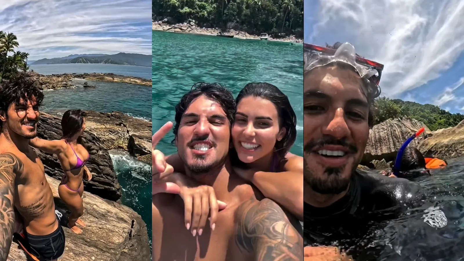 Gabriel Medina e Isabella Arantes curtem dia aventureiro - Imagem do artigo