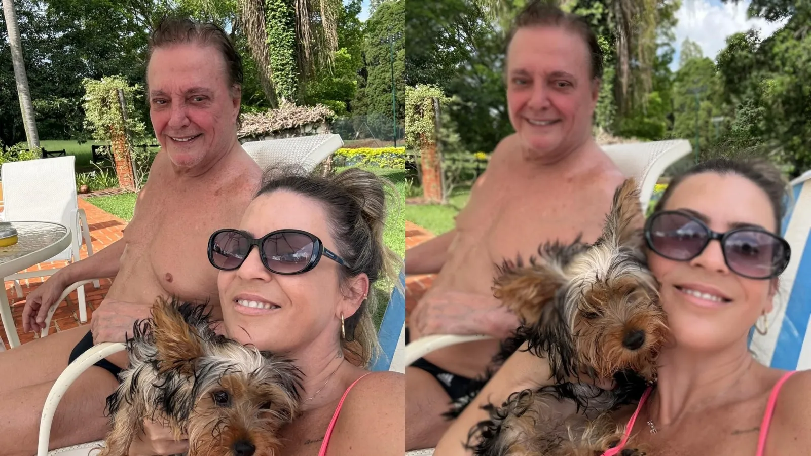 Fábio Jr curte dia de sol com esposa e renova bronzeado - Imagem do artigo