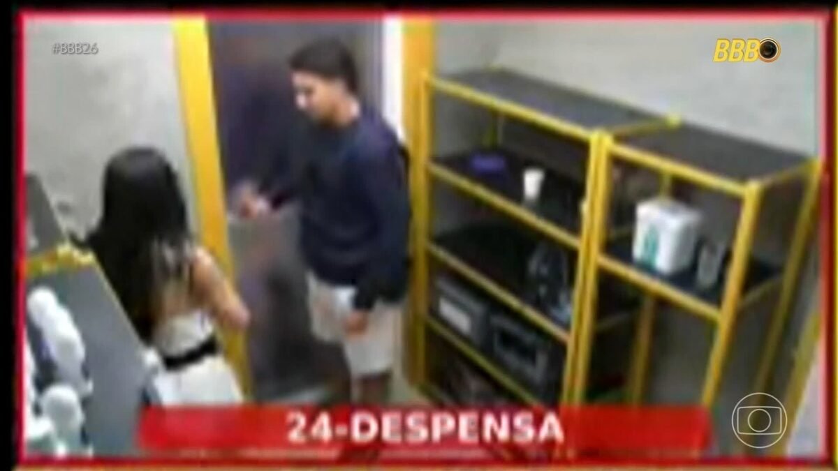 BBB 26: Pedro e Jordana protagonizam incidente na despensa - Imagem do artigo