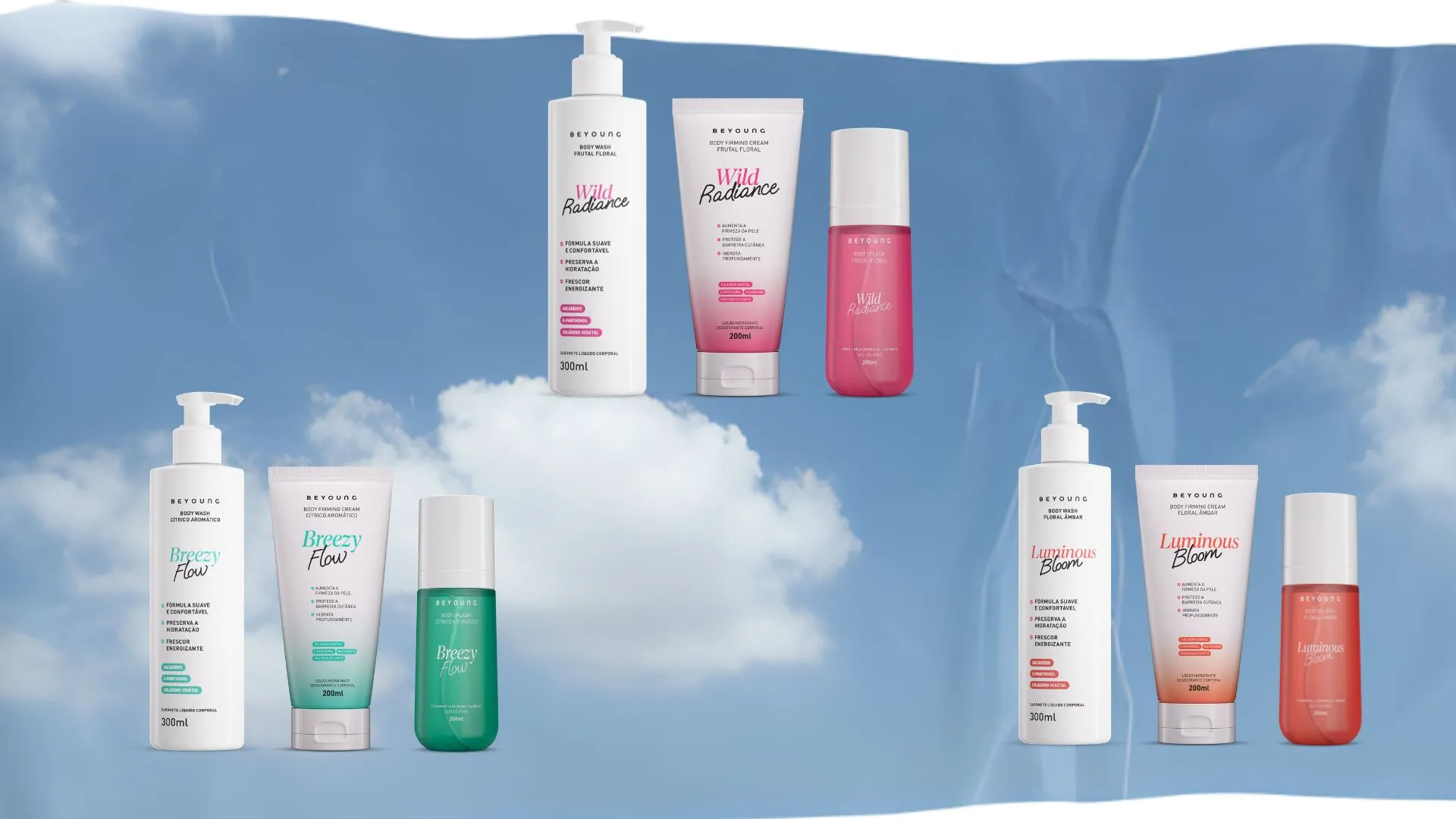 Linha corporal da Beyoung estreia com nove produtos - Imagem do artigo