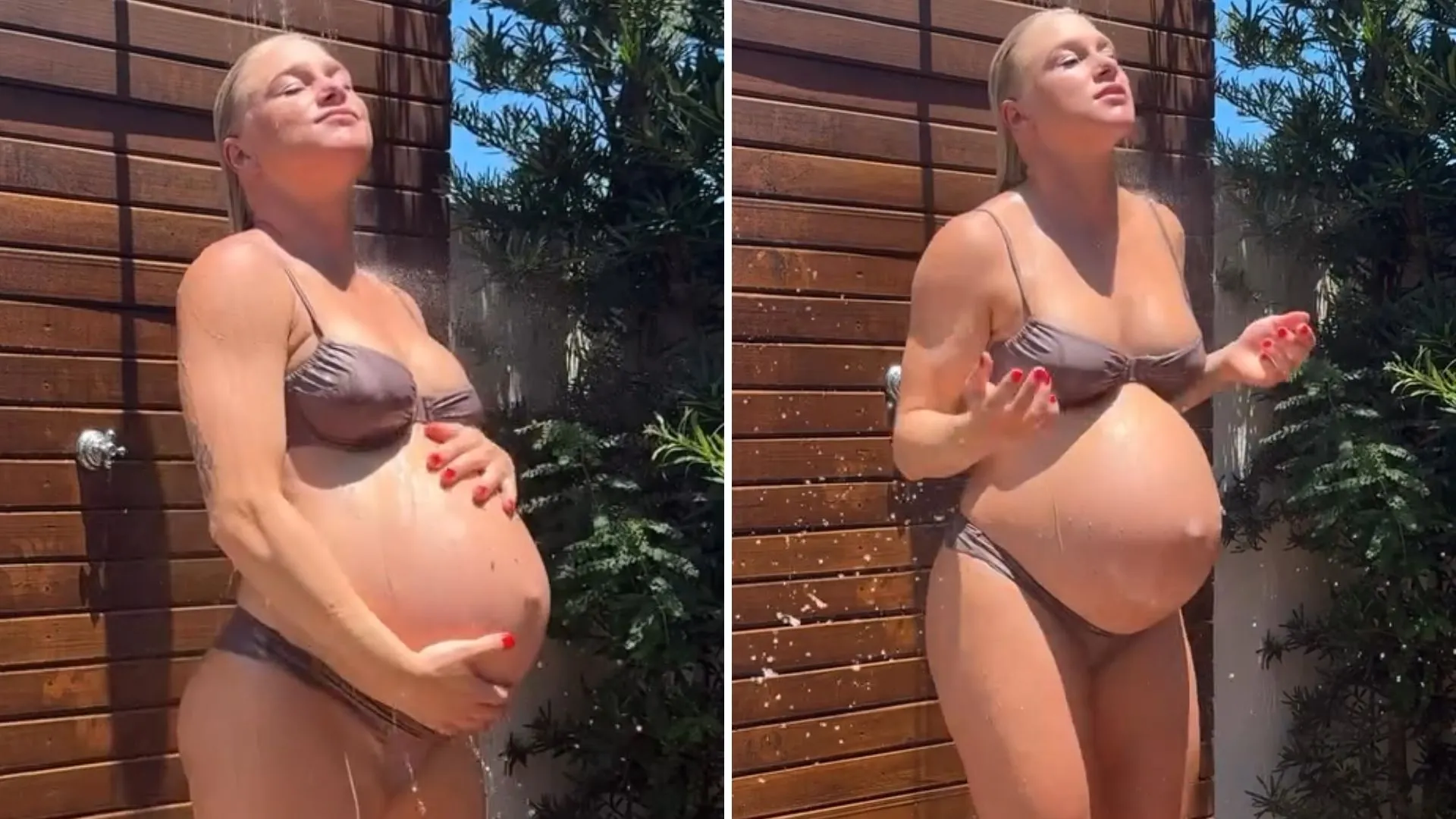 Tatiana Weston-Webb grávida exibe barriga aos 9 meses - Imagem do artigo