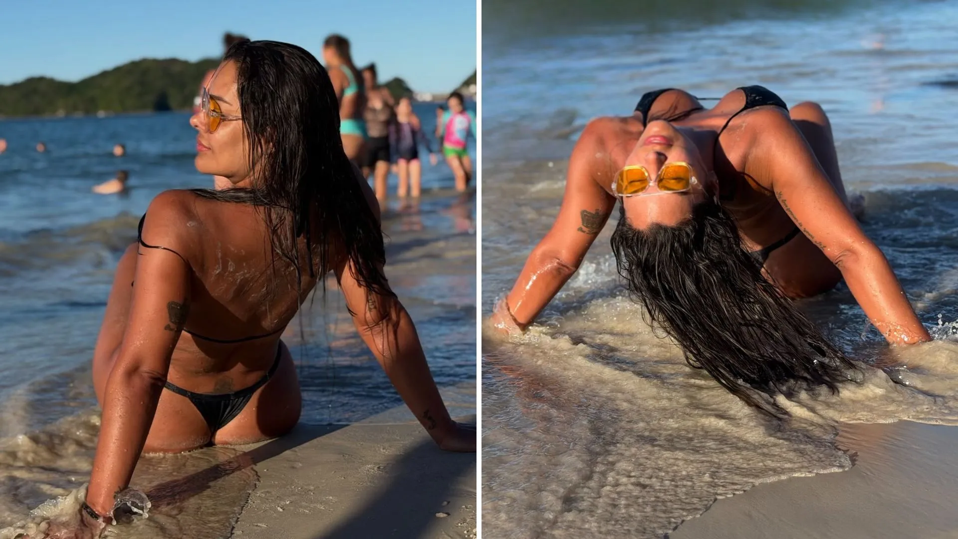 Larissa Riquelme brilha hoje em praia de Santa Catarina - Imagem do artigo