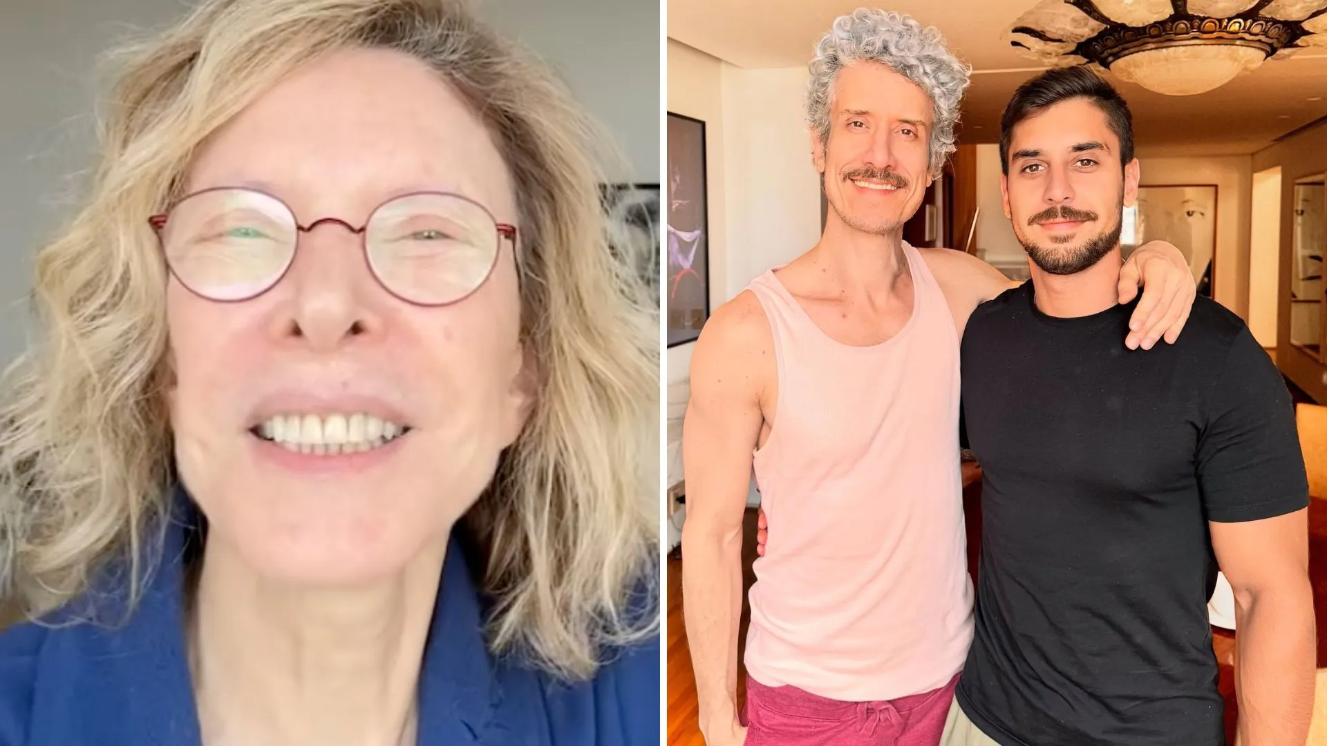 Marilia Gabriela se emociona com reencontro dos filhos - Imagem do artigo