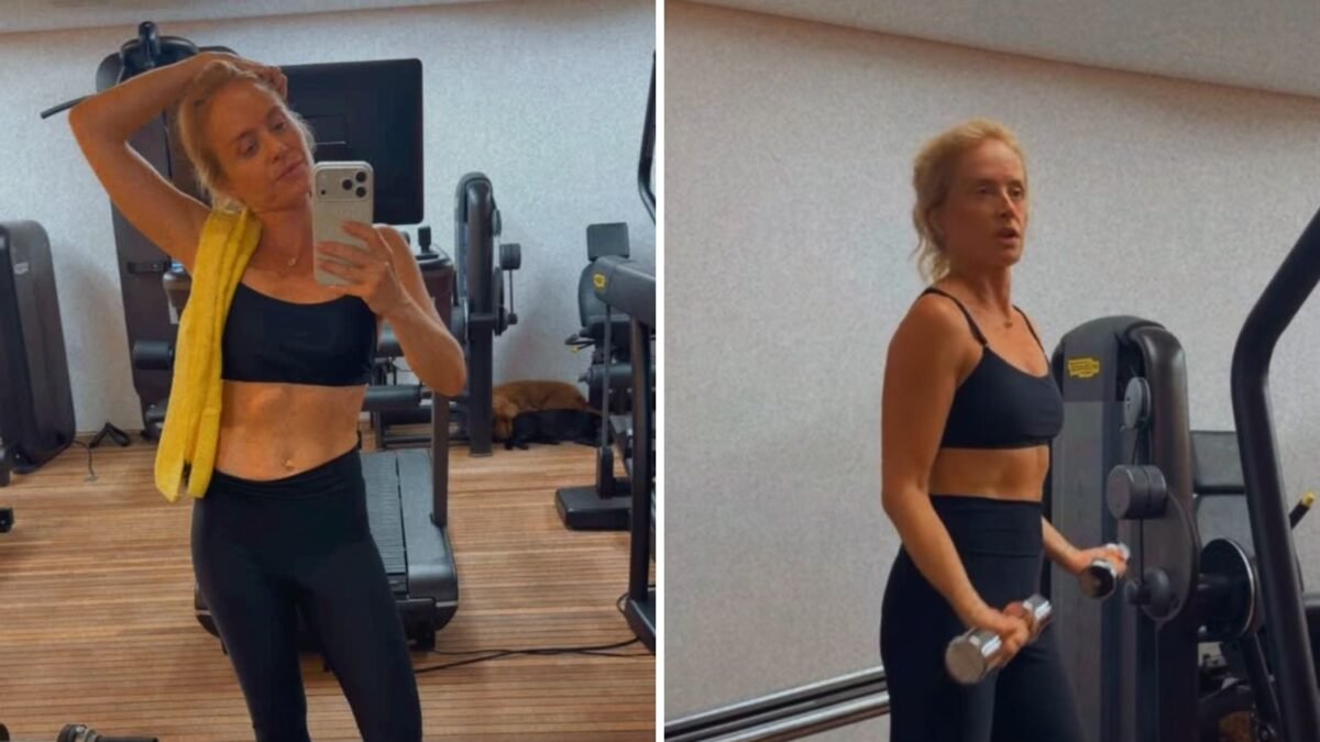 Angélica volta à academia e destaca equilíbrio corpo-mente - Imagem do artigo