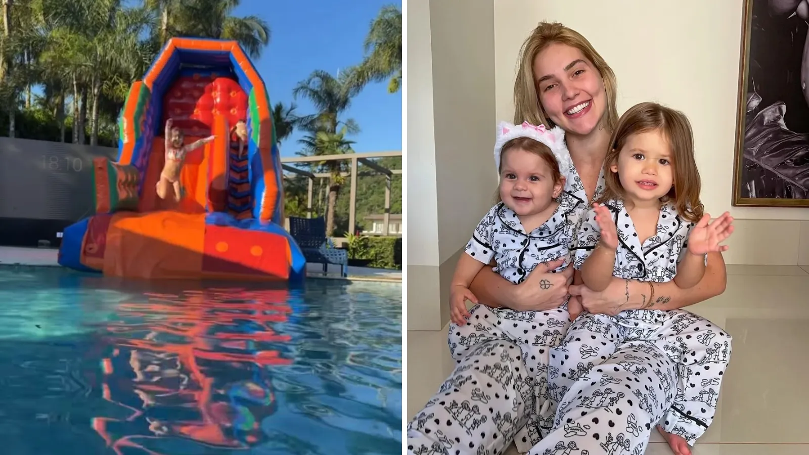 Virginia se diverte com filhas em mansão de Mangaratiba - Imagem do artigo