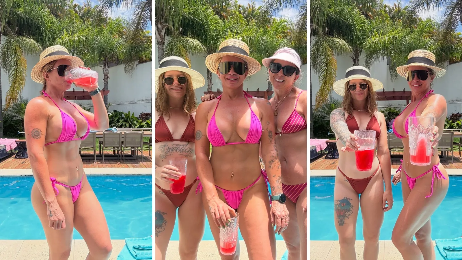 Viviane Di Felice posa de biquíni com as irmãs no Carnaval - Imagem do artigo