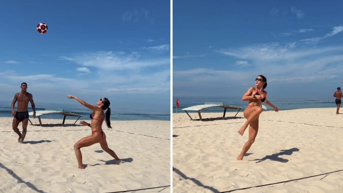 Jade Picon retoma futevôlei após Carnaval - Imagem do artigo