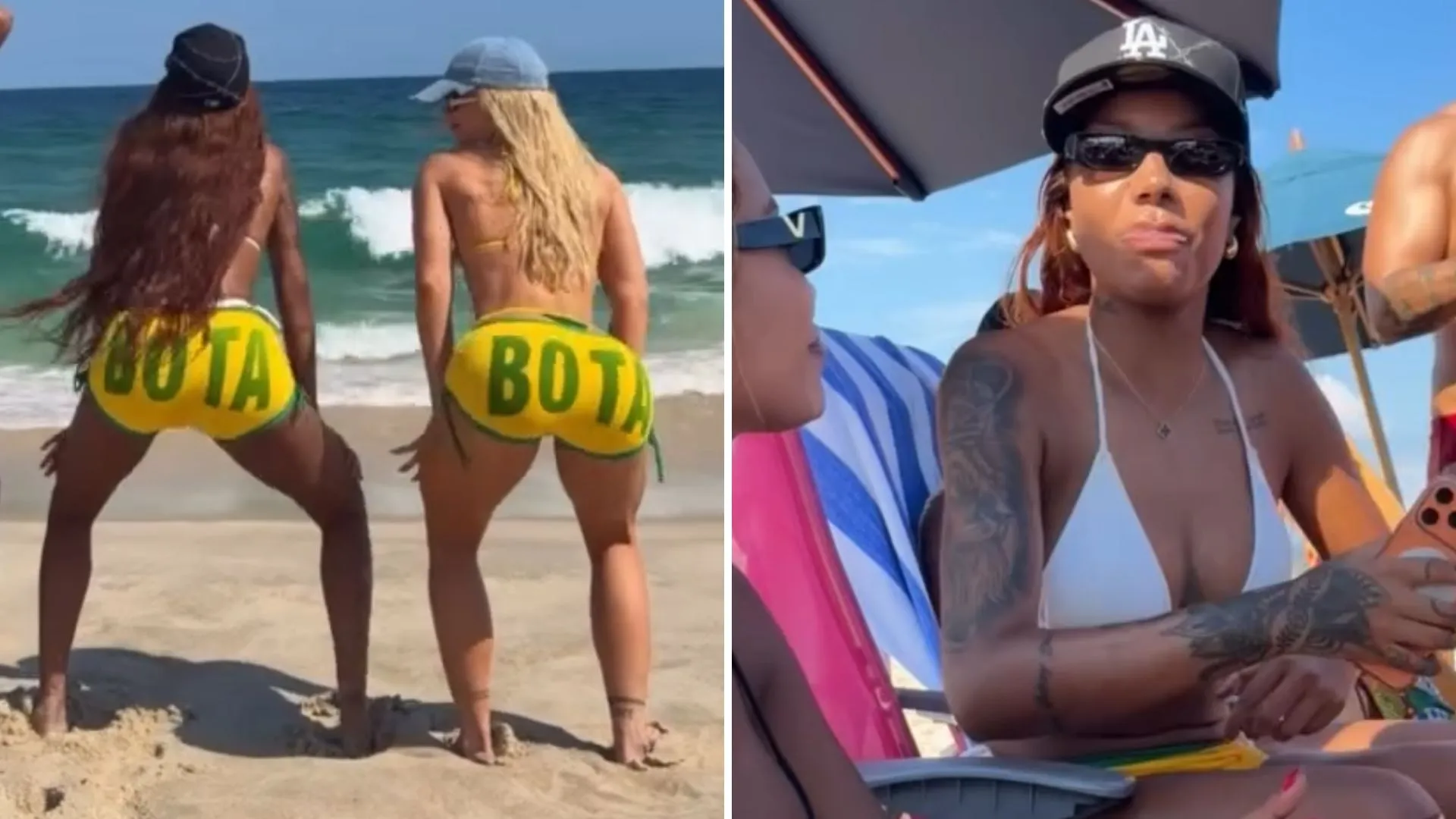 Virginia Fonseca e Ludmilla curtam praia no Rio - Imagem do artigo