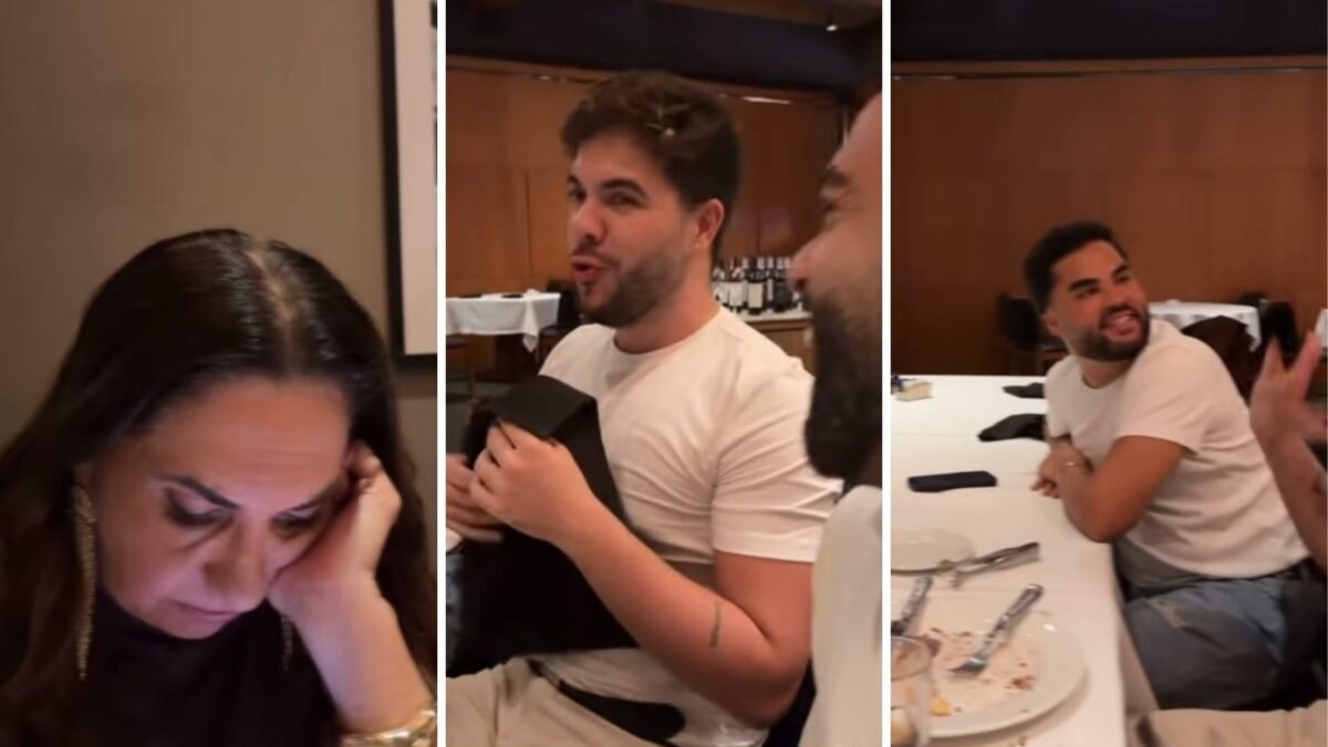 Virginia fofoca com mãe e amigos agita churrascaria SP - Imagem do artigo