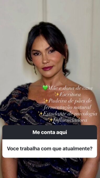 Suzana Alves hoje: padeira, escritora e influenciadora - Imagem do artigo original
