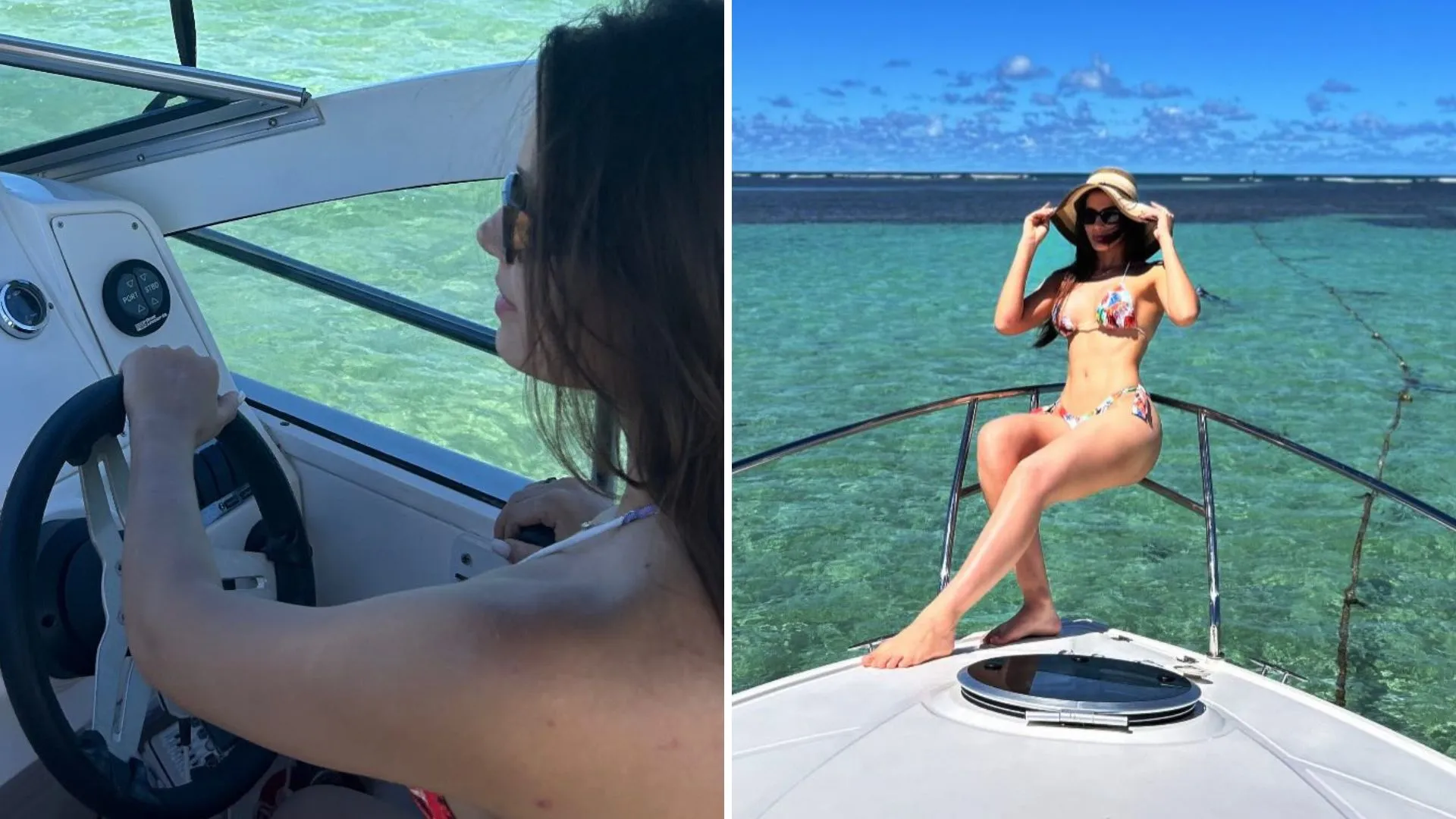 Calita Franciele exibe beleza de biquíni na Bahia - Imagem do artigo