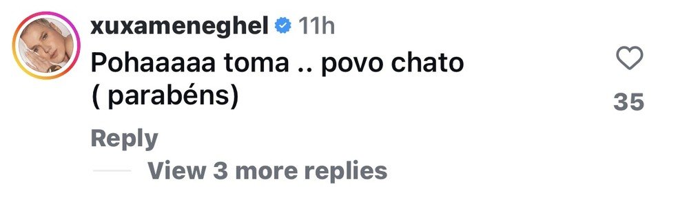 Xuxa defende genro João Lucas após ataques homofóbicos - Imagem do artigo original