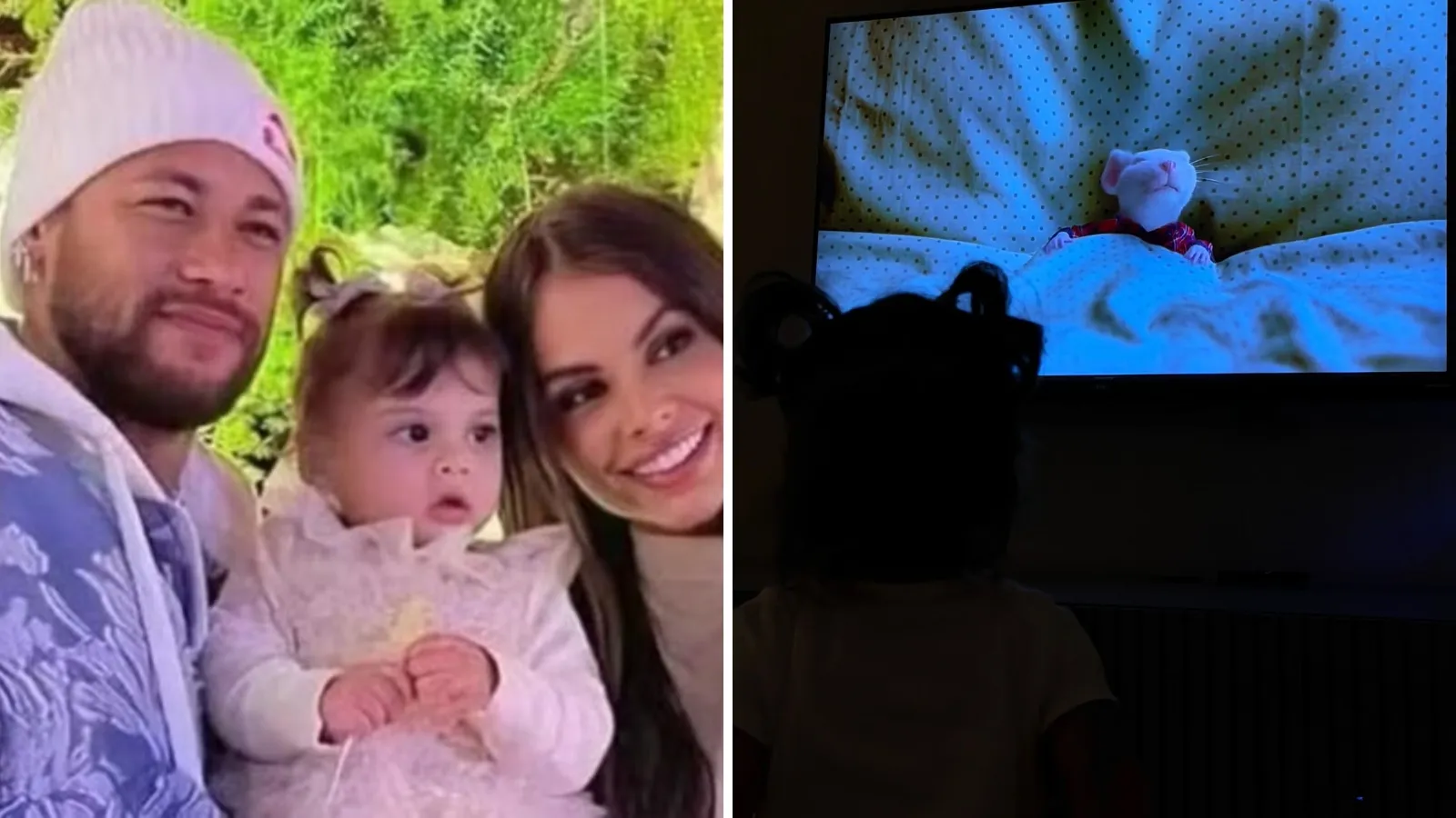 Amanda Kimberlly exibe Stuart Little à filha com Neymar - Imagem do artigo