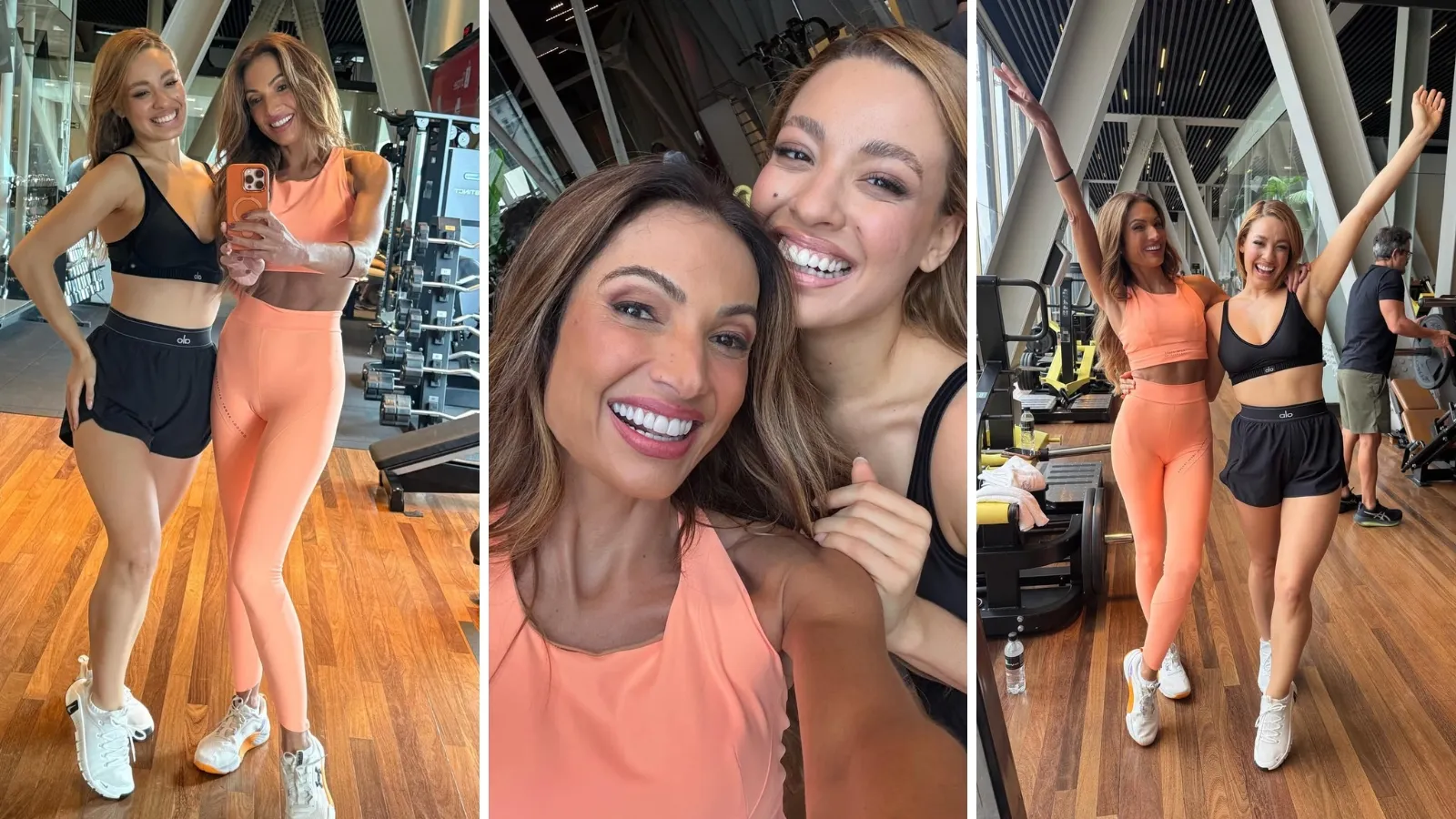 Patrícia Poeta e Bia do Brás exibem rotina de treino - Imagem do artigo