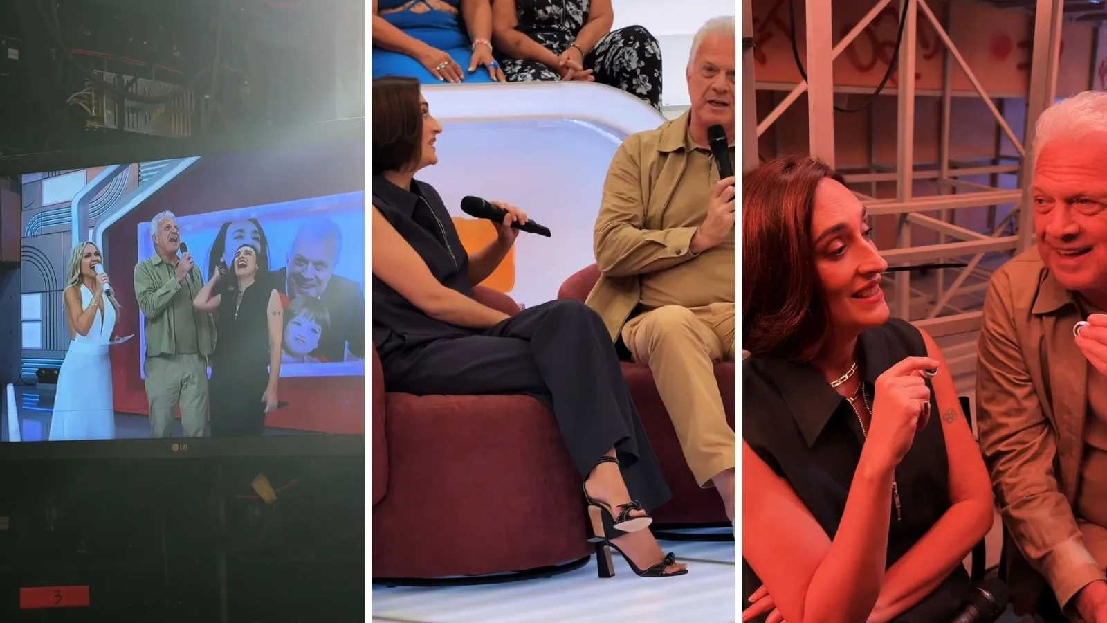 Maria Prata e Pedro Bial falam juntos no Em Família - Imagem do artigo