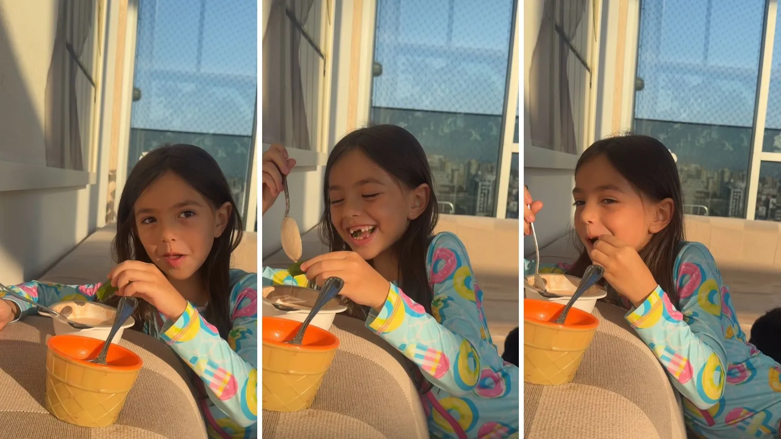 Sabrina Sato reage a filha que come pepino com sorvete - Imagem do artigo