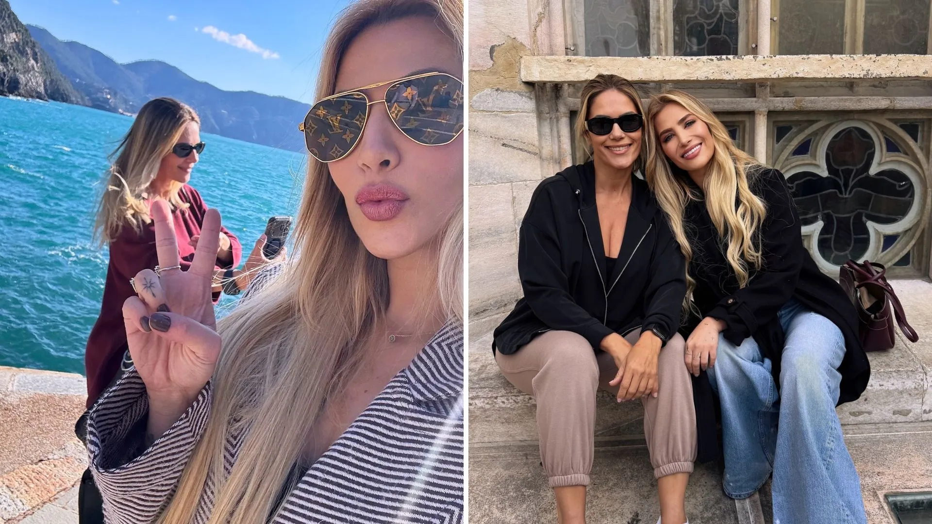 Filha de Leonardo celebra 32 anos com mãe na Itália - Imagem do artigo