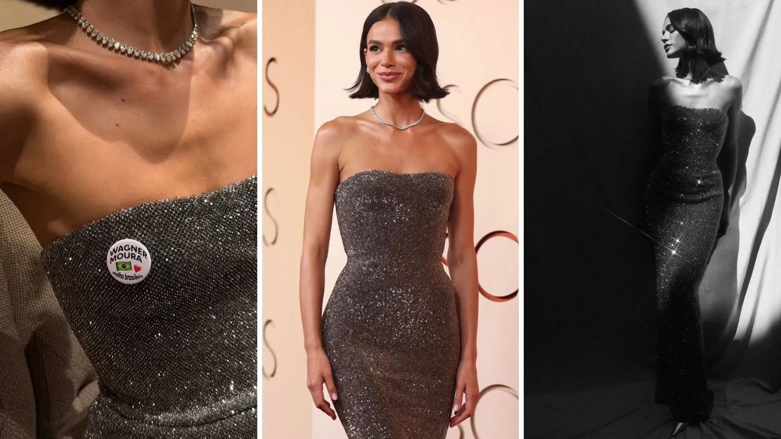 Bruna Marquezine brilha no Oscar 2026 com homenagem a Wagner Moura - Imagem do artigo