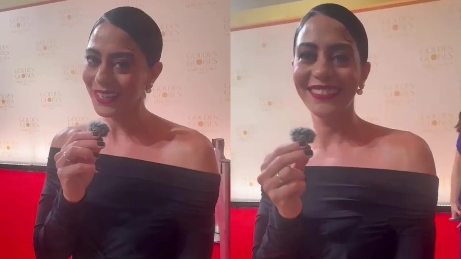 Carol Castro brilha no Golden Globes Tribute Gala com look de novela - Imagem do artigo