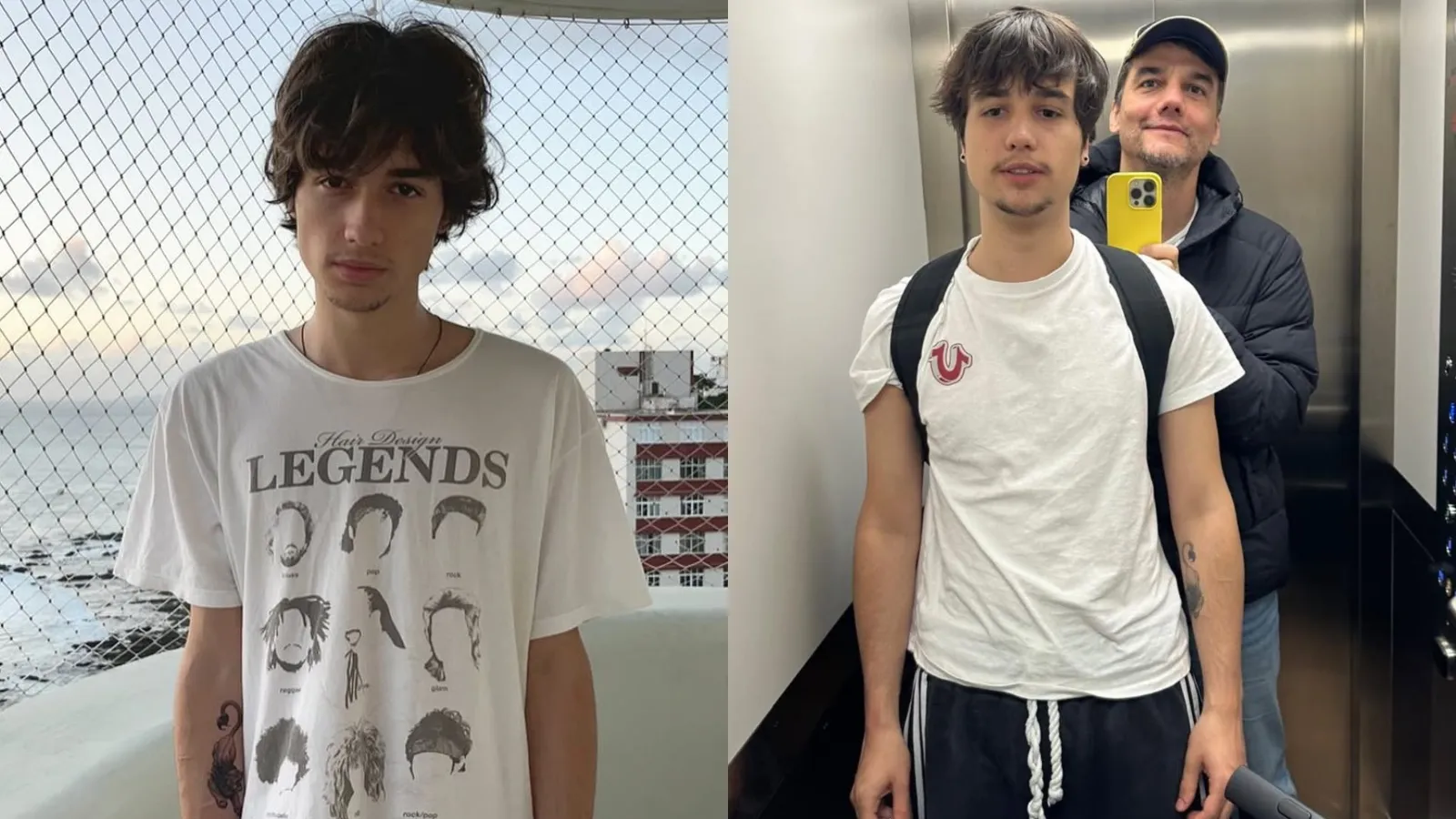 Filho de Wagner Moura exibe foto rara e impressiona web - Imagem do artigo