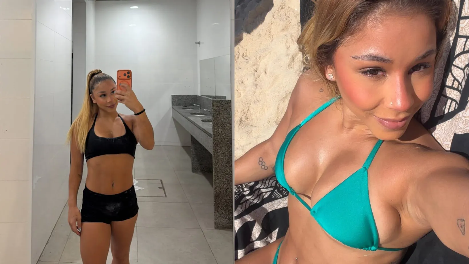 Flávia Saraiva: rotina entre treinos e momentos na praia - Imagem do artigo