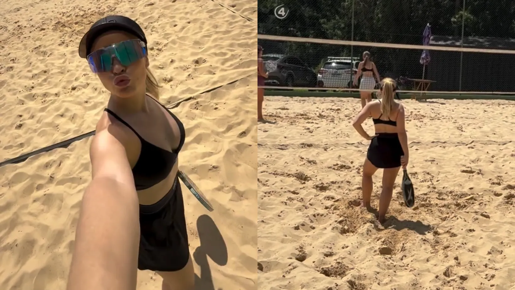 Carla Diaz joga tênis de praia em sábado ensolarado; veja vídeo - Imagem do artigo