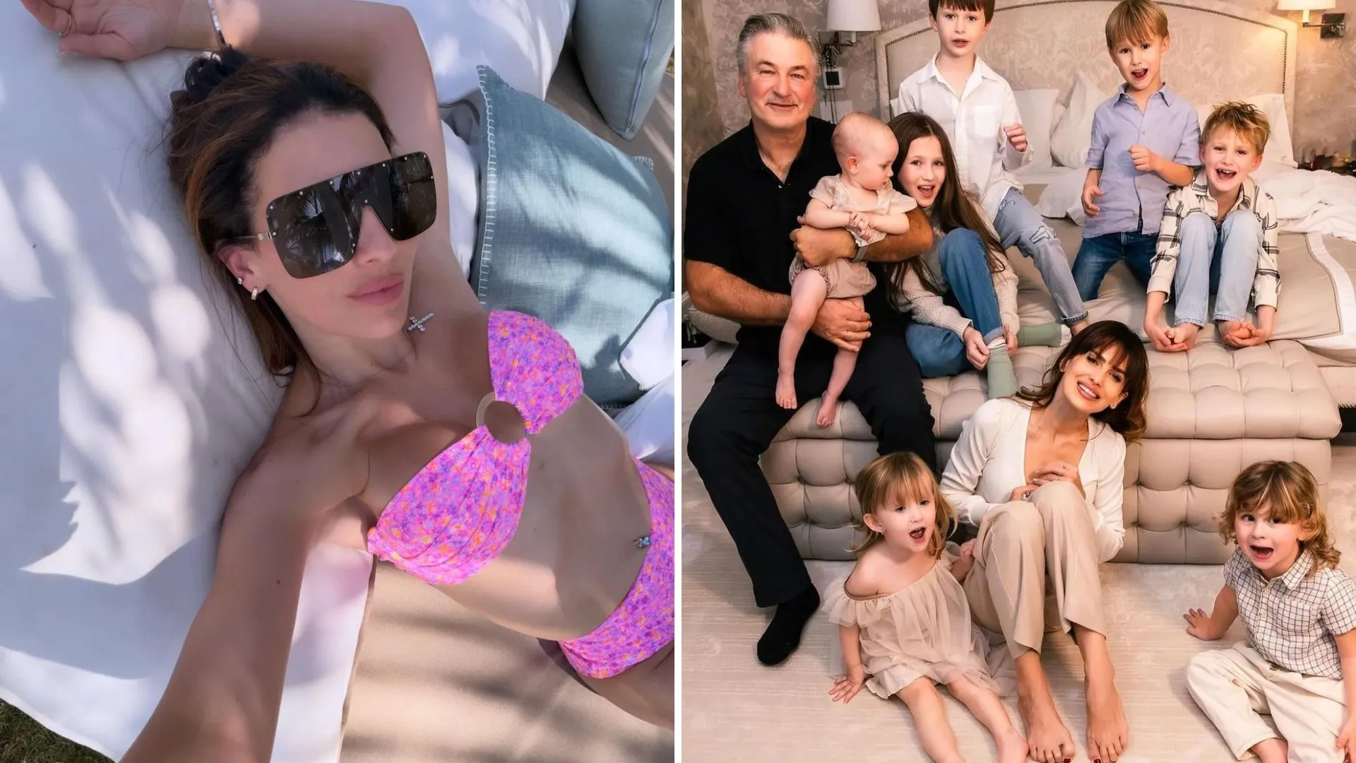 Hilaria Baldwin conta dias para rever os 7 filhos - Imagem do artigo