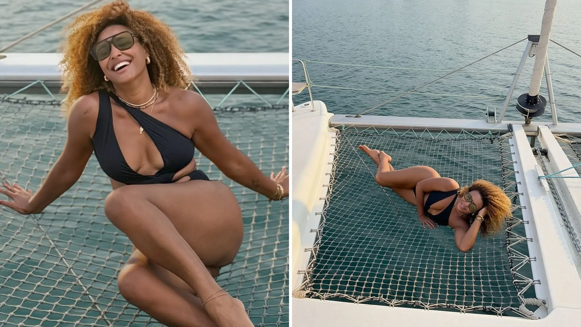 Sheron Menezzes de biquíni brilha em passeio de barco - Imagem do artigo