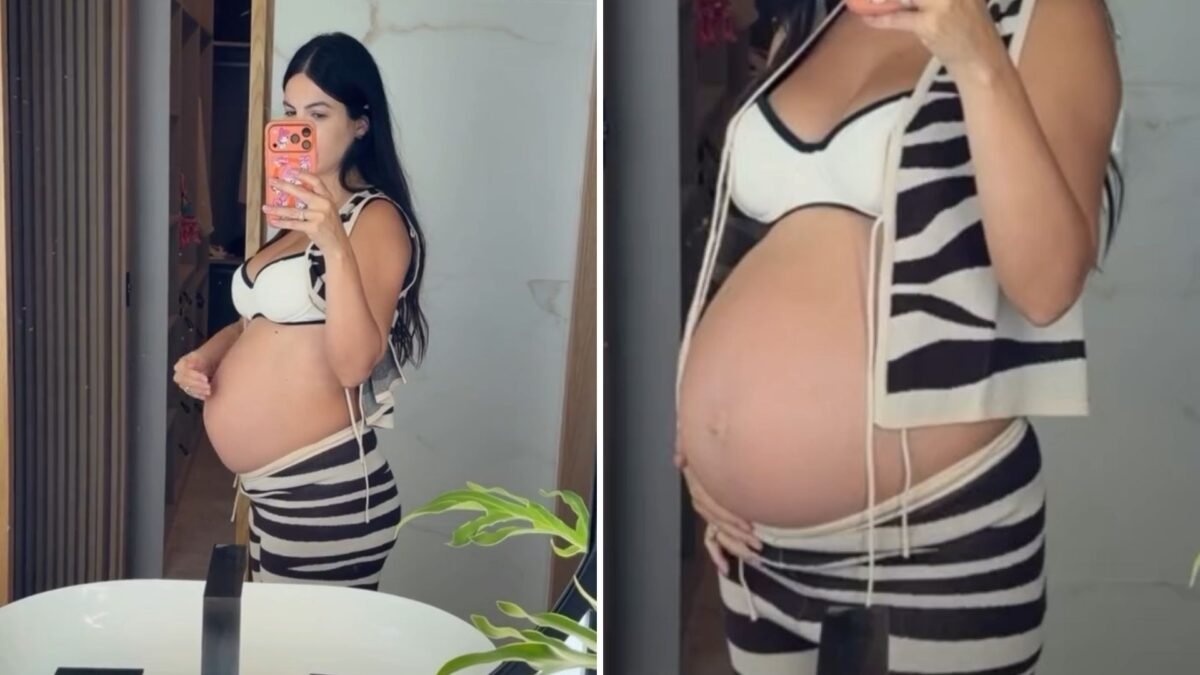 Stefhany Brito exibe barriga baixa e pede calma ao bebê - Imagem do artigo