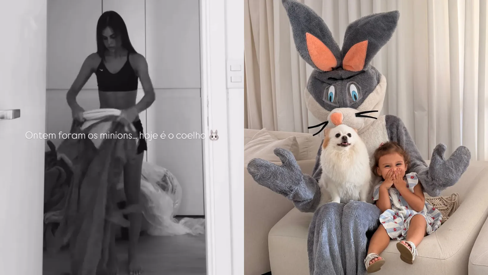 Amanda Kimberlly usa fantasia de coelho em ação de Páscoa - Imagem do artigo