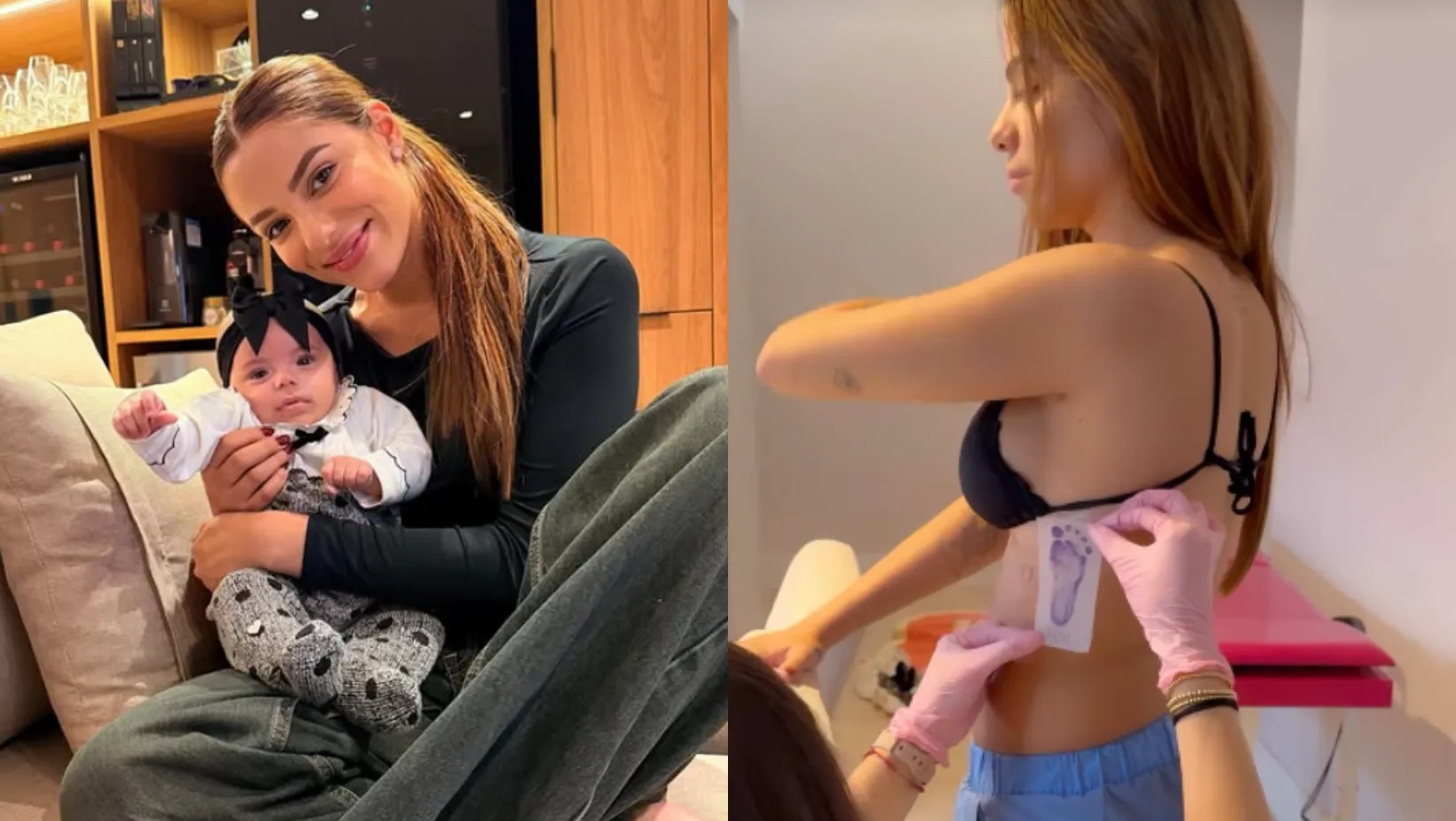 Key Alves tatua pezinho da filha e exibe homenagem - Imagem do artigo
