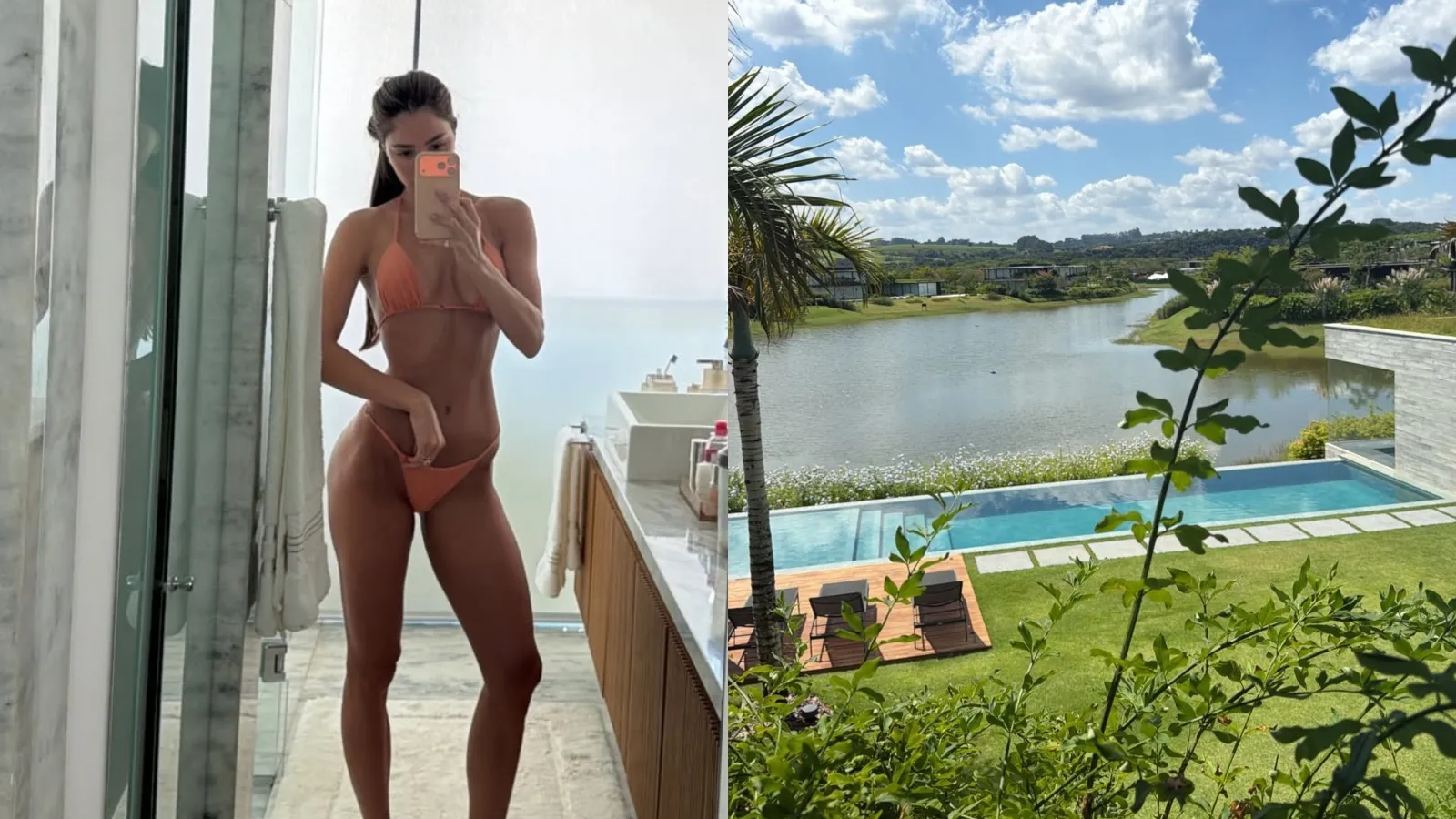 Romana Novais curte mansão sem filhos e exibe biquíni - Imagem do artigo