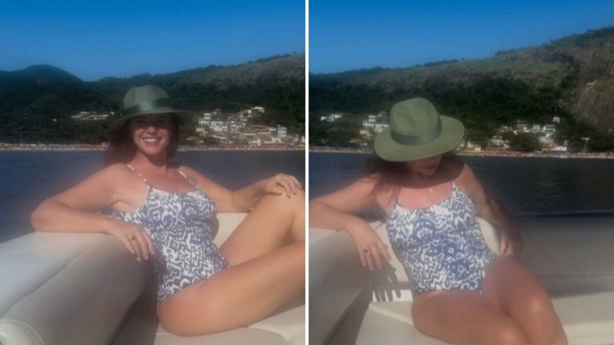 Luma de Oliveira exibe maiô em passeio de barco no Rio - Imagem do artigo