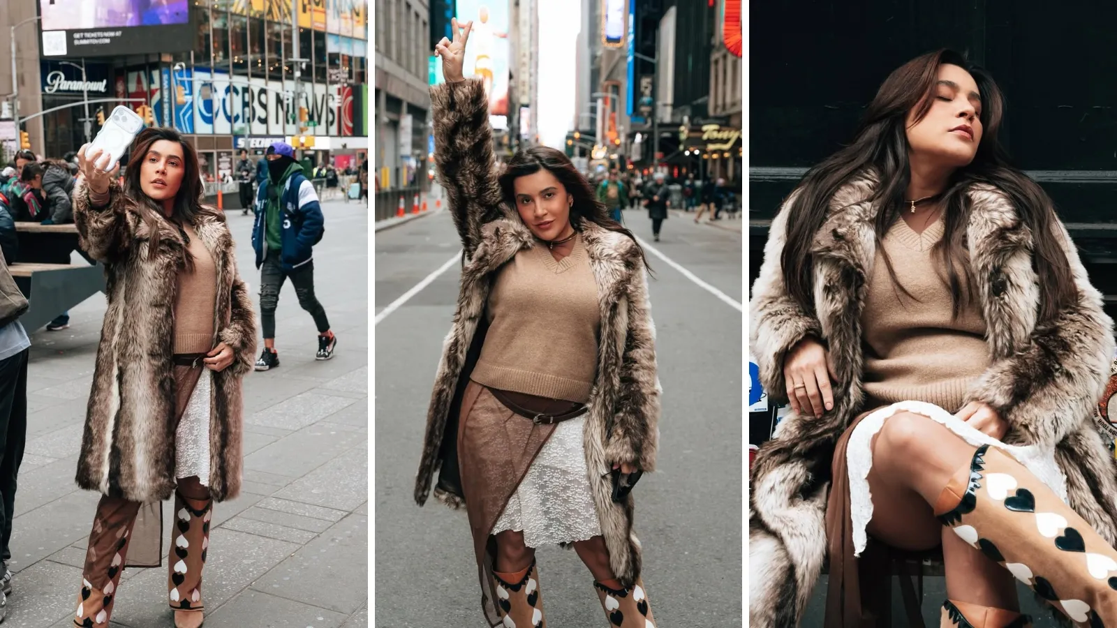 Lauana Prado grávida posa na Times Square em Nova York - Imagem do artigo