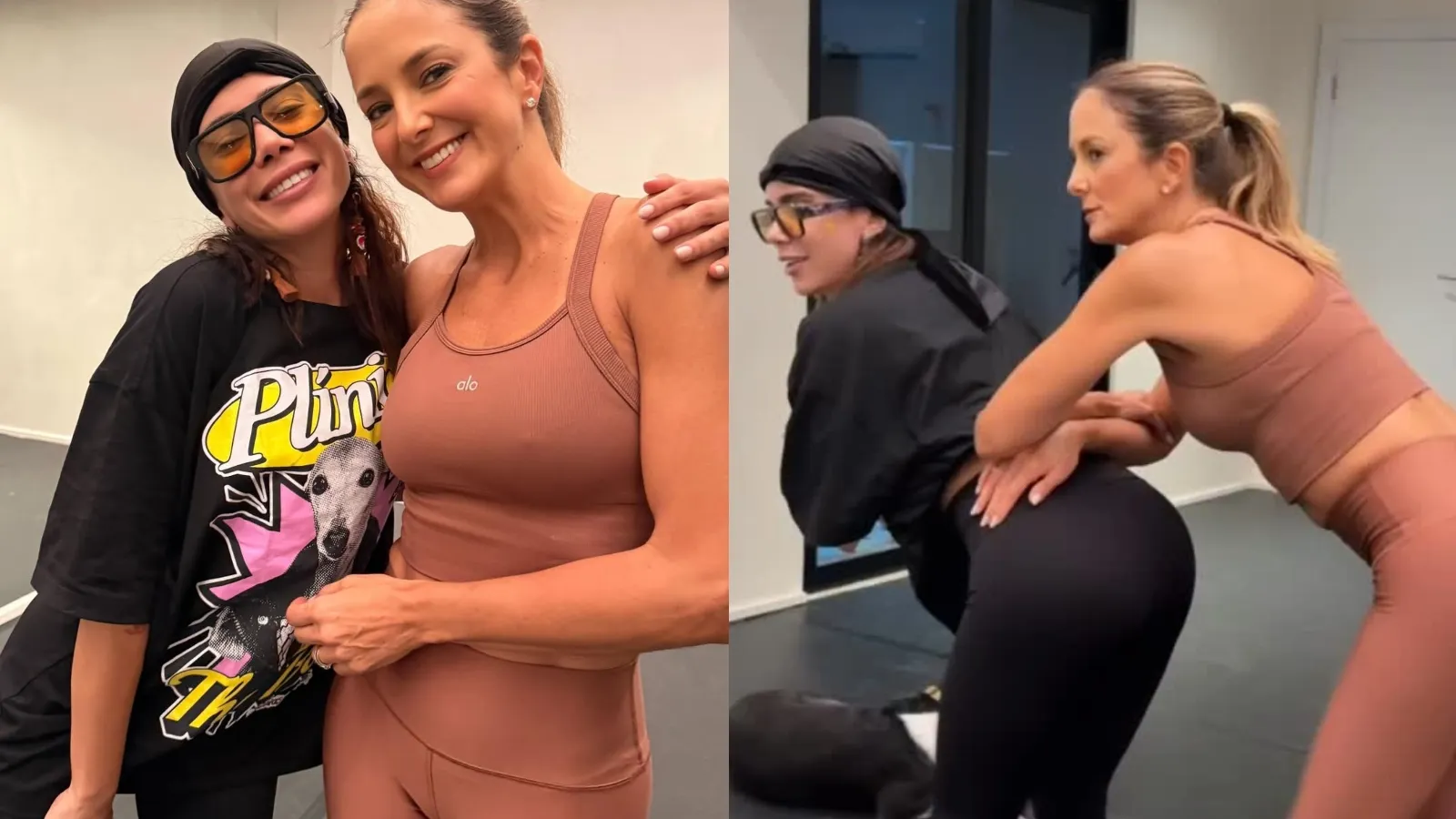 Ticiane Pinheiro resgata vídeo dançando com Anitta - Imagem do artigo