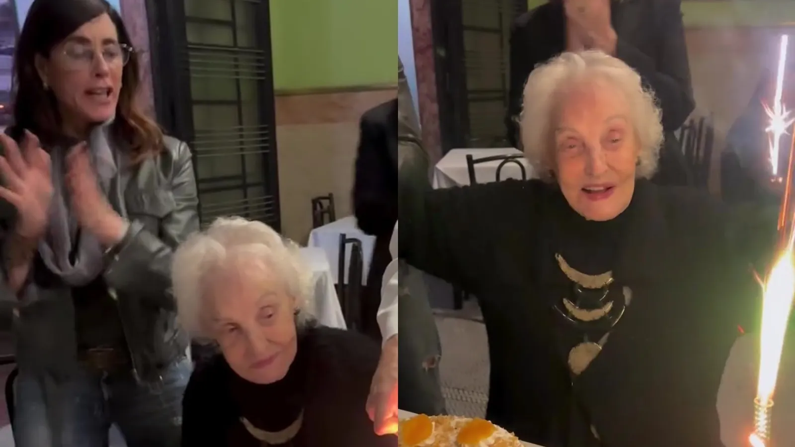 Christiane Torloni celebra 97 anos da mãe Monah Delacy - Imagem do artigo