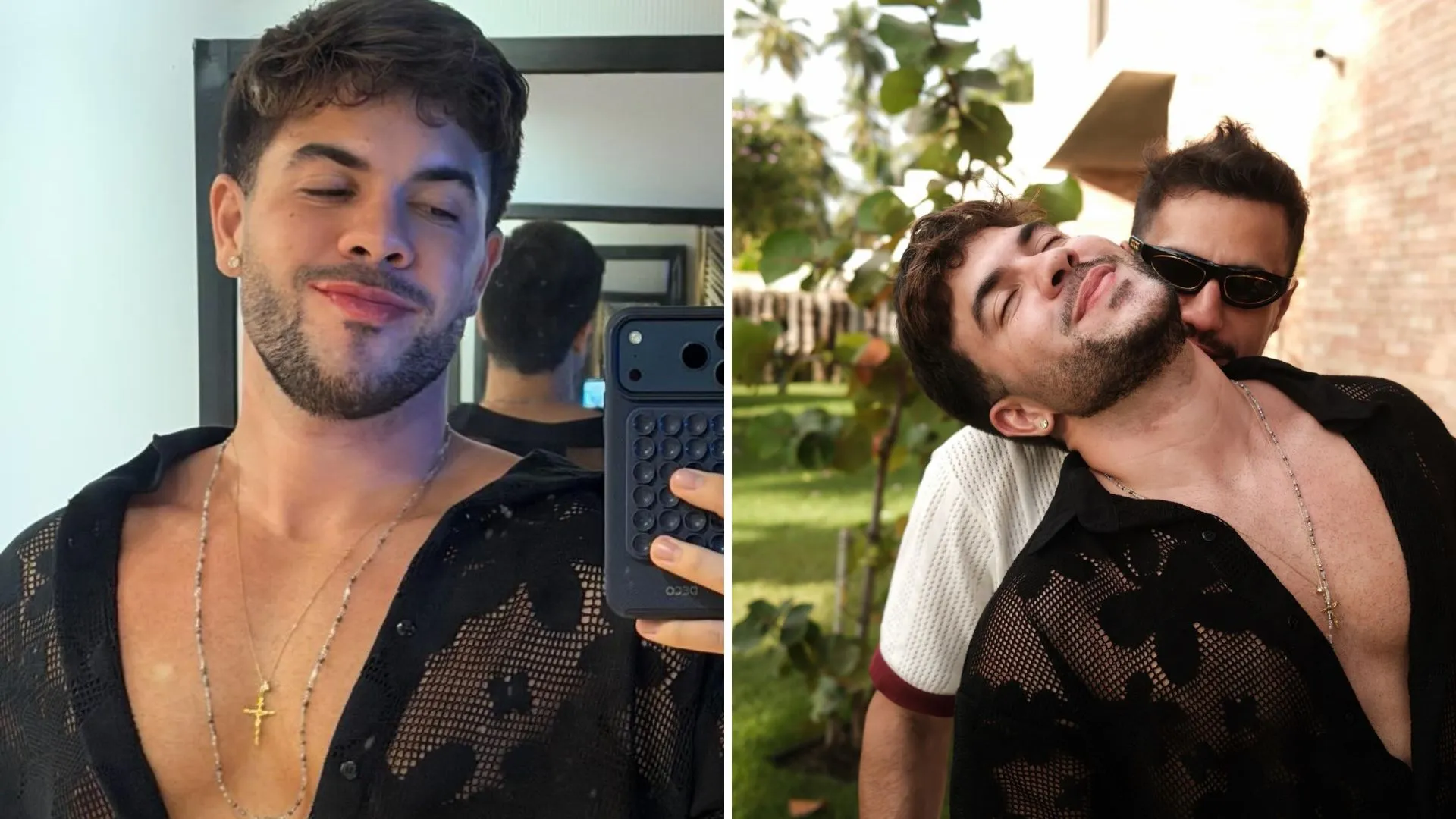 Álvaro e Matheus Lisboa trocam carinho em Milagres - Imagem do artigo
