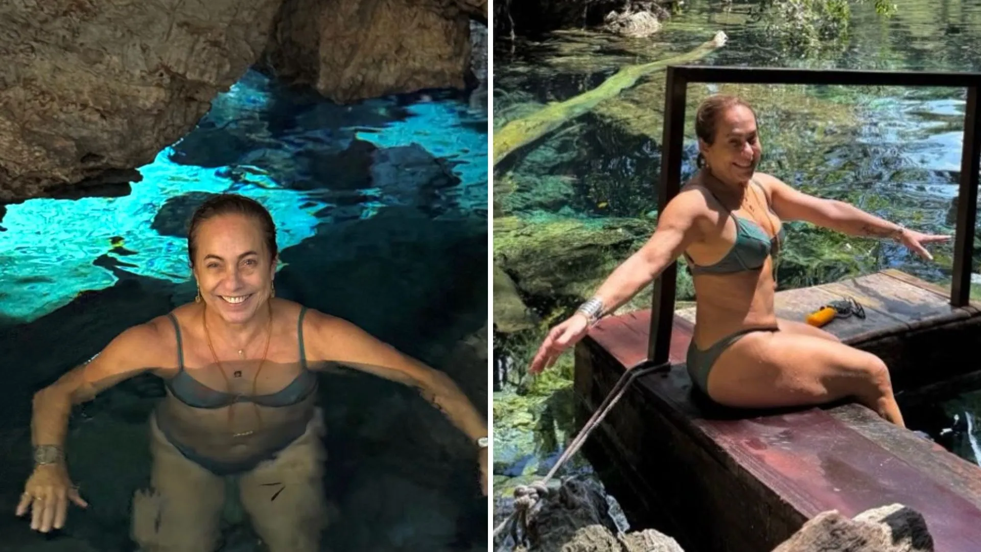 Cissa Guimarães no Jalapão: passeio e fotos de biquíni - Imagem do artigo