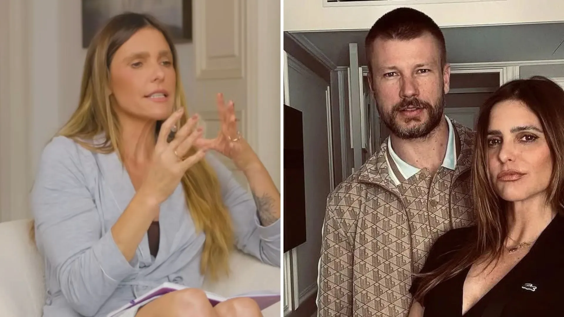 Fernanda Lima divide contas com Hilbert e aborda tabu financeiro - Imagem do artigo