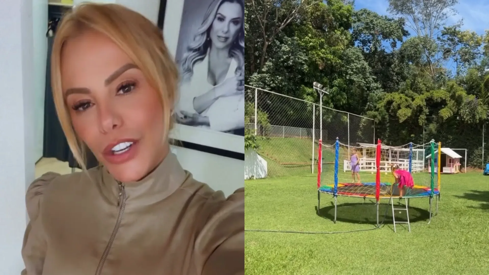 Poliana Rocha se diverte com netos em sábado ensolarado - Imagem do artigo