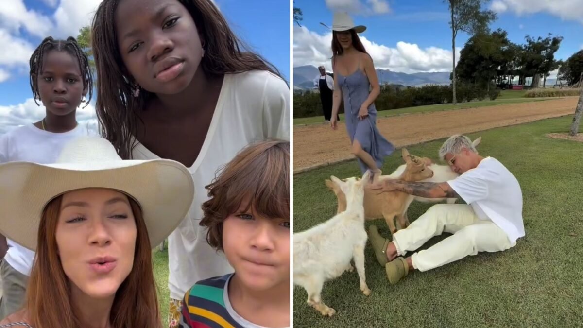 Bruno Gagliasso ganha cabras mini em surpresa de Giovanna - Imagem do artigo