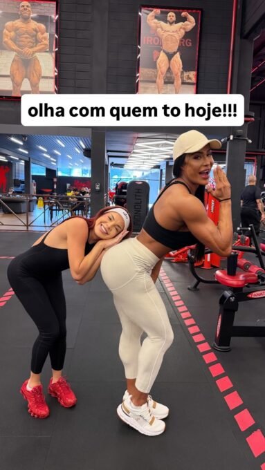 Gkay e Gracyanne Barbosa treinam juntas e viralizam - Imagem do artigo original