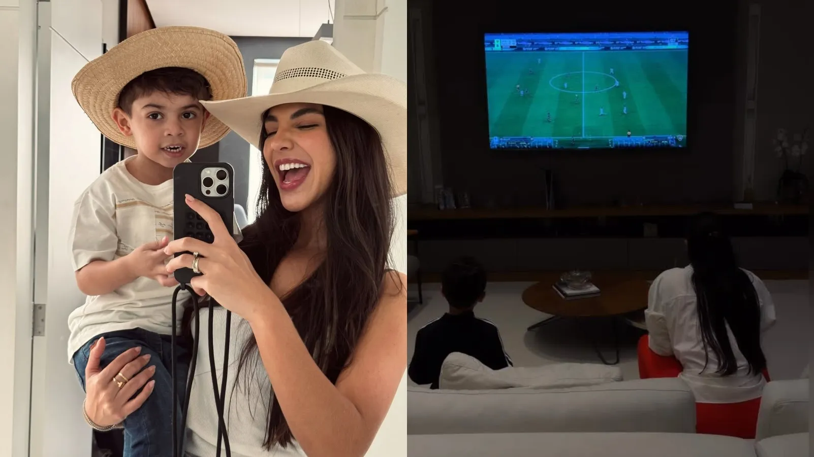 Gabriela Versiani joga videogame com enteado de 6 anos - Imagem do artigo